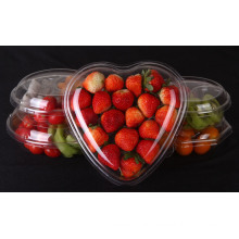 Pet Clear Plastic Compartment Take Away Salad Food Container Tray 1